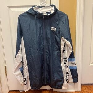 PINK Victoria's Secret Navy and White Jacket